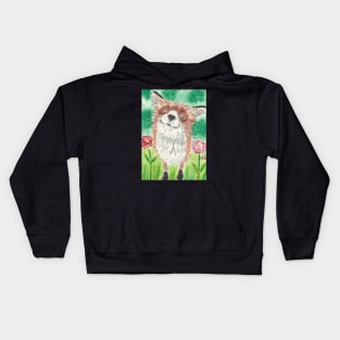 Cute fox nature Kids Hoodie